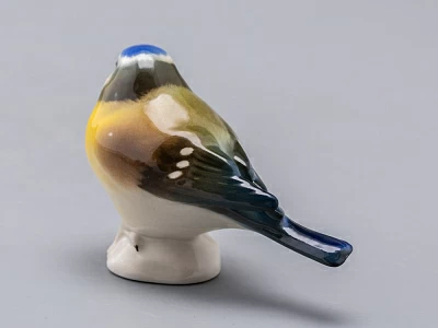 Скульптура форма Синица рисунок Лазоревка арт. 82.78548.00.1