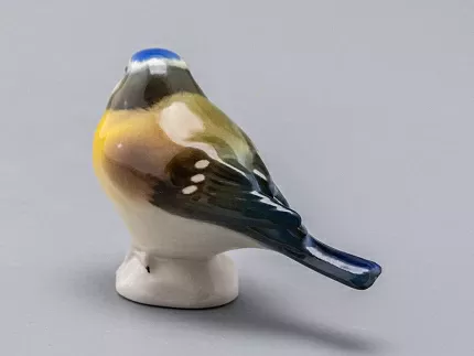Скульптура форма Синица рисунок Лазоревка арт. 82.78548.00.1