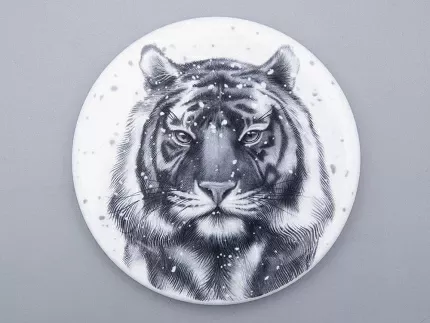 Шкатулка в подарочной упаковке, форма Идиллия, рисунок Тотем. Тигр арт. 81.31652.00.1