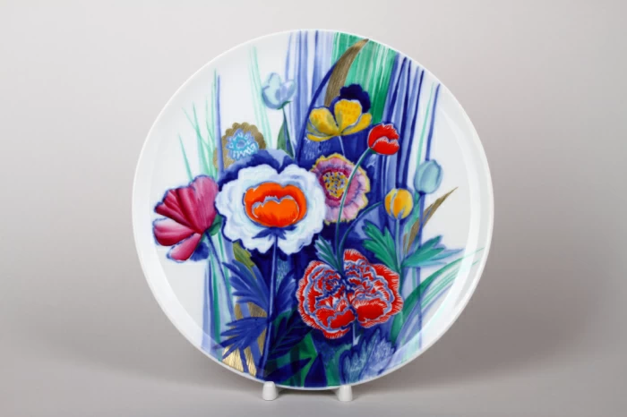 Декоративная тарелка 275 мм, форма Эллипс, рисунок Прекрасный сад арт 60.10479.00.1, 