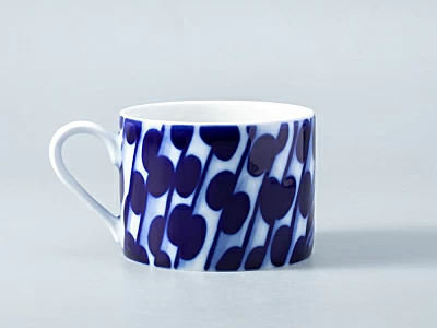 Чашка с блюдцем форма Соло рисунок Реки России. Енисей арт. 81.28756.00.1