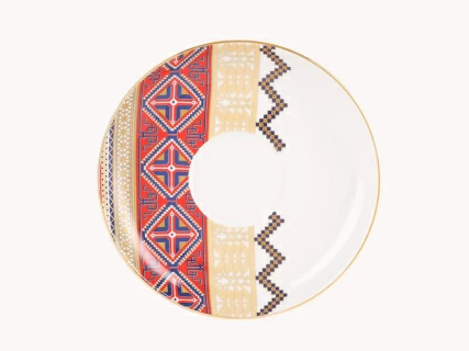 Чашка с блюдцем чайная 220 мл форма Банкетная рисунок Разгуляй арт. 81.28338.00.1, 