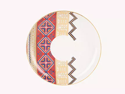 Чашка с блюдцем чайная 220 мл форма Банкетная рисунок Разгуляй арт. 81.28338.00.1