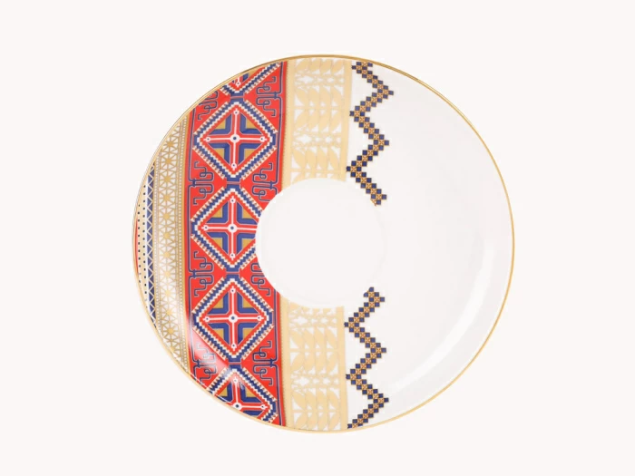 Чашка с блюдцем чайная 220 мл форма Банкетная рисунок Разгуляй арт. 81.28338.00.1, 