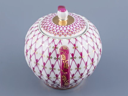 Сахарница форма Тюльпан рисунок Сетка-Блюз арт. 80.86208.00.1 Сахарница форма Тюльпан рисунок Сетка-Блюз арт. 80.86208.00.1