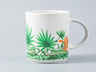 Кружка форма Стандарт рисунок Джангл, арт. 80.99511.00.1