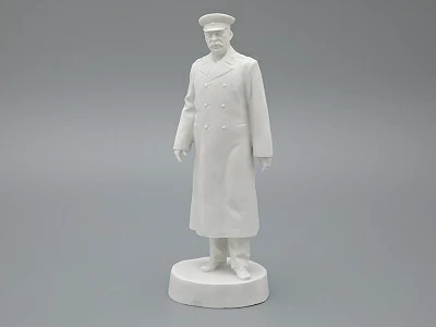 Скульптура Генералиссимус Сталин И.В., в подарочной упаковке, Белый бисквит, арт. 81.33452.00.1