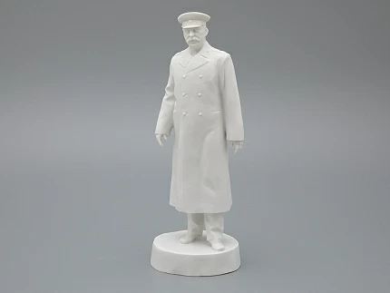 Скульптура Генералиссимус Сталин И.В., в подарочной упаковке, Белый бисквит, арт. 81.33452.00.1