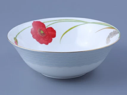 Салатник 240 мм форма Премиум рисунок Маки, арт. 80.06321.00.1, 