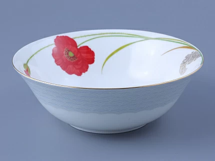 Салатник 240 мм форма Премиум рисунок Маки, арт. 80.06321.00.1