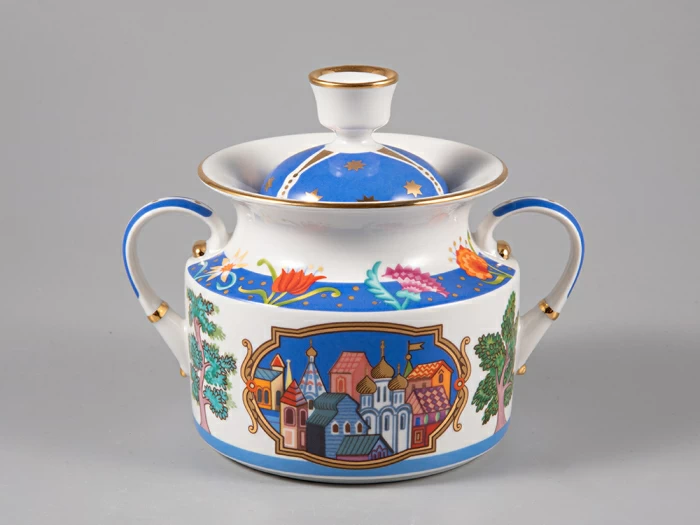 Сервиз чайный форма Банкетная рисунок Чудоград 6 персон 14 предметов арт. 81.29156.00.1, 