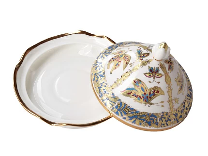 Сервиз чайный форма Наташа рисунок Фантастические бабочки 6 персон 30 предметов арт. 81.15141.00.1 Сервиз чайный форма Наташа рисунок Фантастические бабочки 6 персон 30 предметов арт. 81.15141.00.1