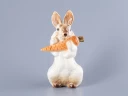 Скульптура Заяц с морковкой № 1 арт. 82.01962.00.1, Скульптура Заяц с морковкой № 1 арт. 82.01962.00.1,