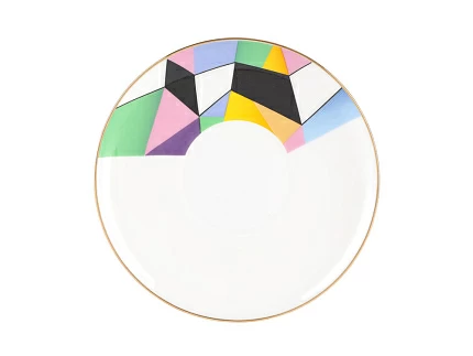 Чашка с блюдцем 165 мл форма Майская рисунок Движение 1, арт. 81.27266.00.1 Чашка с блюдцем 165 мл форма Майская рисунок Движение 1, арт. 81.27266.00.1