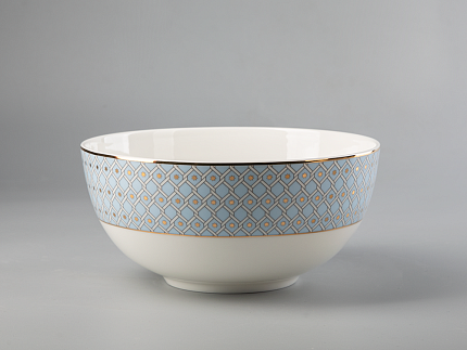 Салатник 195 мм форма Восточная рисунок Азур 2 арт. 80.42073.00.1