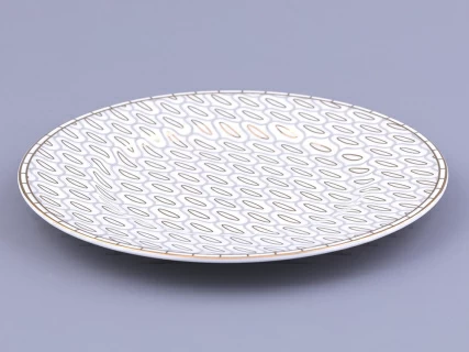 Сервиз столовый на 6 персон 18 предметов форма Премиум рисунок Саламандра Грей, арт. 81.31632.00.1, 