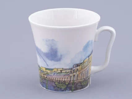 Бокал 360 мл форма Ленинградский рисунок Санкт-Петербург. Пантелеймоновский мост арт. 80.44859.00.1, 