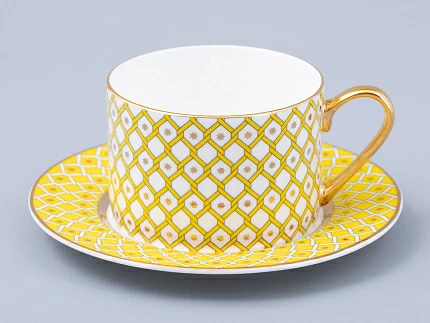 Чашка с блюдцем 250 мл форма Идиллия рисунок Примула 1 арт. 81.31120.00.1 Чашка с блюдцем 250 мл форма Идиллия рисунок Примула 1 арт. 81.31120.00.1