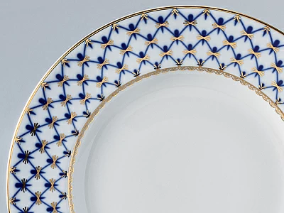 Тарелка Плоская Кобальтовая сетка 240 мм арт. 80.03647.00.1