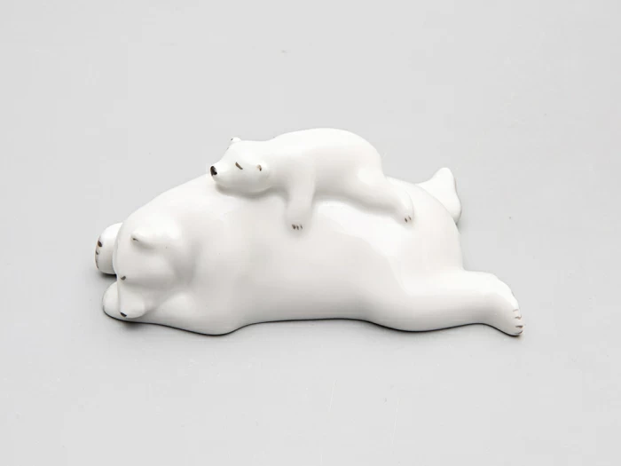 Скульптура Медведица с медвежонком малый размер арт. 82.75065.00.1, 