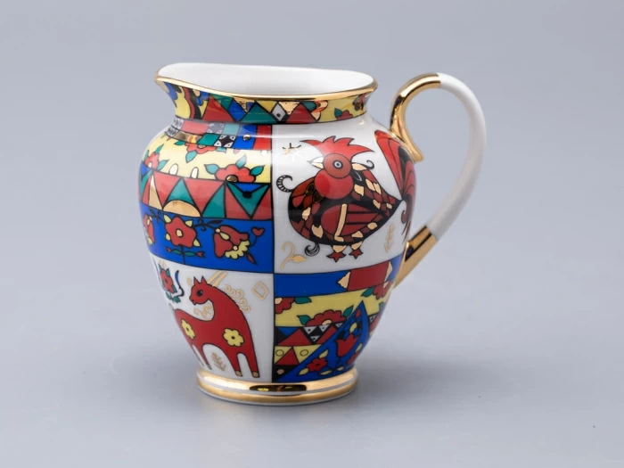 Сливочник форма Весенняя рисунок Народные узоры арт. 80.60812.00.1, 