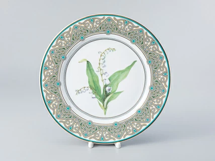 Тарелка декоративная форма Европейская 2 рисунок Ландыш майский 270 мм арт. 80.99047.00.1, 