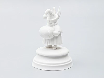 Скульптура Десятый гость Белый арт. 82.64925.00.1