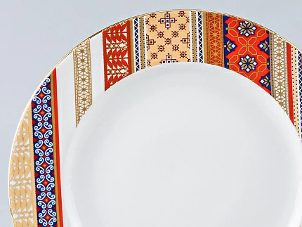Тарелка мелкая 270 мм форма Гладкая рисунок Русский стиль, арт. 80.98811.00.1