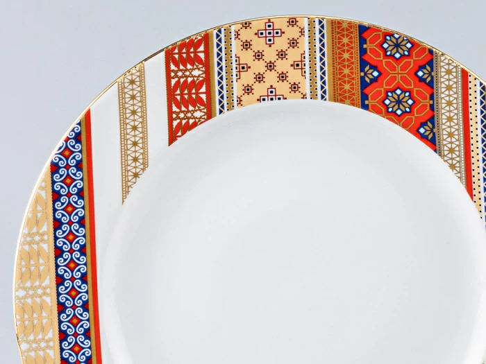 Тарелка мелкая 270 мм форма Гладкая рисунок Русский стиль, арт. 80.98811.00.1, 