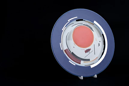 Декоративная тарелка Супрематизм Суетина на форме Mazarin, арт 80.89331.00.1 Декоративная тарелка Супрематизм Суетина на форме Mazarin, арт 80.89331.00.1