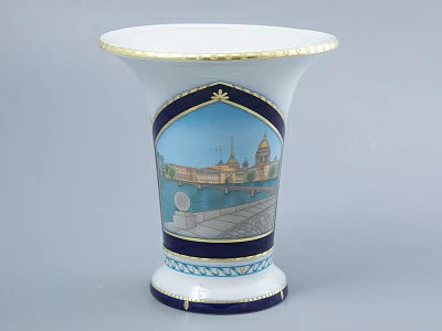 Ваза форма Ампирная рисунок Невские берега, арт. 80.44194.00.1