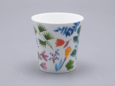 Бокал с блюдцем форма Ленинградский рисунок Primavera, арт. 81.34502.00.1