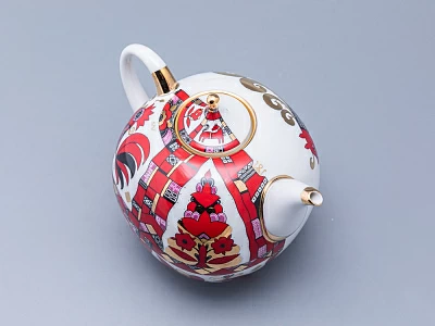 Чайник доливной Новгородский Красный конь 2450 мл арт. 80.00765.00.1