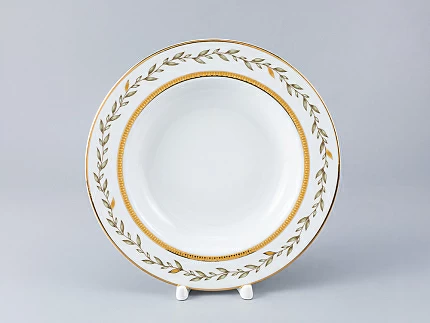 Тарелка глубокая 225 мм форма Европейская-2 рисунок Нефритовый фон арт. 80.85351.00.1 Тарелка глубокая 225 мм форма Европейская-2 рисунок Нефритовый фон арт. 80.85351.00.1