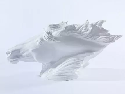 Скульптура форма Фаворит рисунок Белый, арт 82.09512.00.1