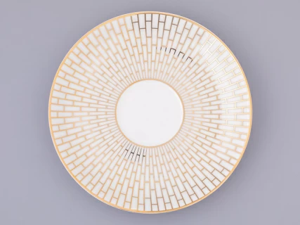 Сервиз чайный на 6 персон 14 предметов форма Весенняя 2 рисунок Саламандра Грей, арт. 81.31630.00.1, 