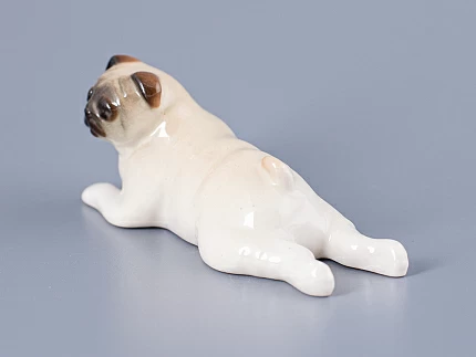 Скульптура Мопс лежащий арт. 82.79496.00.1 Скульптура Мопс лежащий арт. 82.79496.00.1
