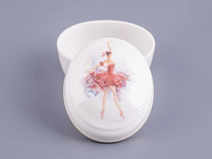 Туалетная коробочка форма Овальная рисунок Фея смелости арт. 80.86398.00.1, 