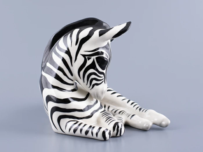 Скульптура Зебра больщой размер арт. 82.02814.00.1,  Скульптура Зебра больщой размер арт. 82.02814.00.1,
