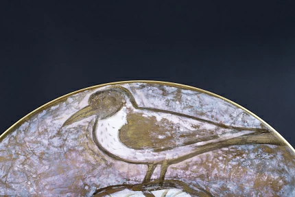 Декоративное Блюдо Миражи белой ночи на форме Круглая, арт 60.13365.00.1