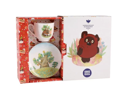 Подарочный набор 180 мл. форма Ландыш рисунок Винни-Пух арт. 81.27843.00.1, 