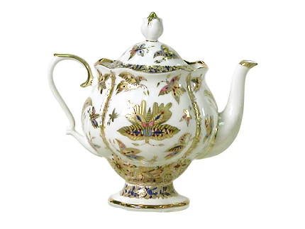 Сервиз чайный форма Наташа рисунок Фантастические бабочки 6 персон 30 предметов арт. 81.15141.00.1 Сервиз чайный форма Наташа рисунок Фантастические бабочки 6 персон 30 предметов арт. 81.15141.00.1