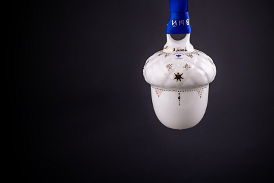 Елочная игрушка Желудь Позолоченный, арт 60.21183.00.1