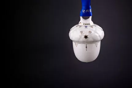 Елочная игрушка Желудь Позолоченный, арт 60.21183.00.1