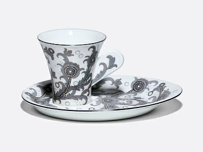 Чашка с блюдцем в подарочной упаковке, форма Модерн, рисунок Жемчужный арт 81.10805.00.1