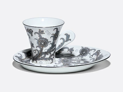 Чашка с блюдцем в подарочной упаковке, форма Модерн, рисунок Жемчужный арт 81.10805.00.1
