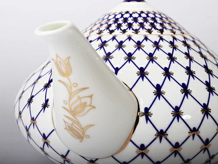 Сервиз чайный форма Купольная рисунок Кобальтовая сетка, 6 персон 14 предметов, арт. 81.21513.00.1 Сервиз чайный форма Купольная рисунок Кобальтовая сетка, 6 персон 14 предметов, арт. 81.21513.00.1