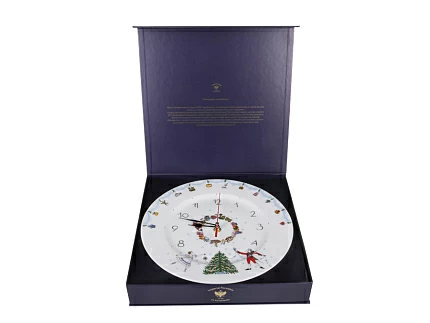 Часы декоративные 270 мм форма Европейская 2 рисунок Щелкунчик арт. 81.24783.00.1