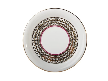 Чашка с блюдцем кофейная 160 мл.,  форма Гербовая, рисунок Замоскворечье (мет) арт. 81.23974.00.1, 