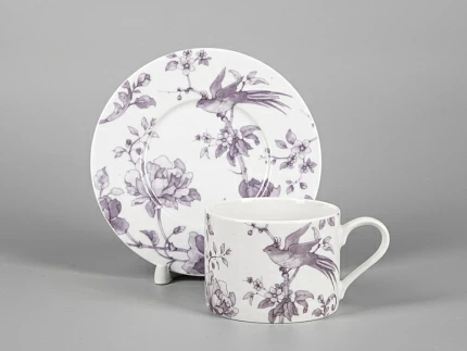 Чашка с блюдцем форма Соло рисунок Monplaisir Violet  арт. 81.29440.00.1 Чашка с блюдцем форма Соло рисунок Monplaisir Violet  арт. 81.29440.00.1